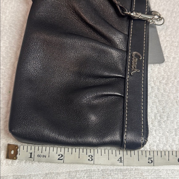 Coach black Leather Wristlet - Picture 7 of 7